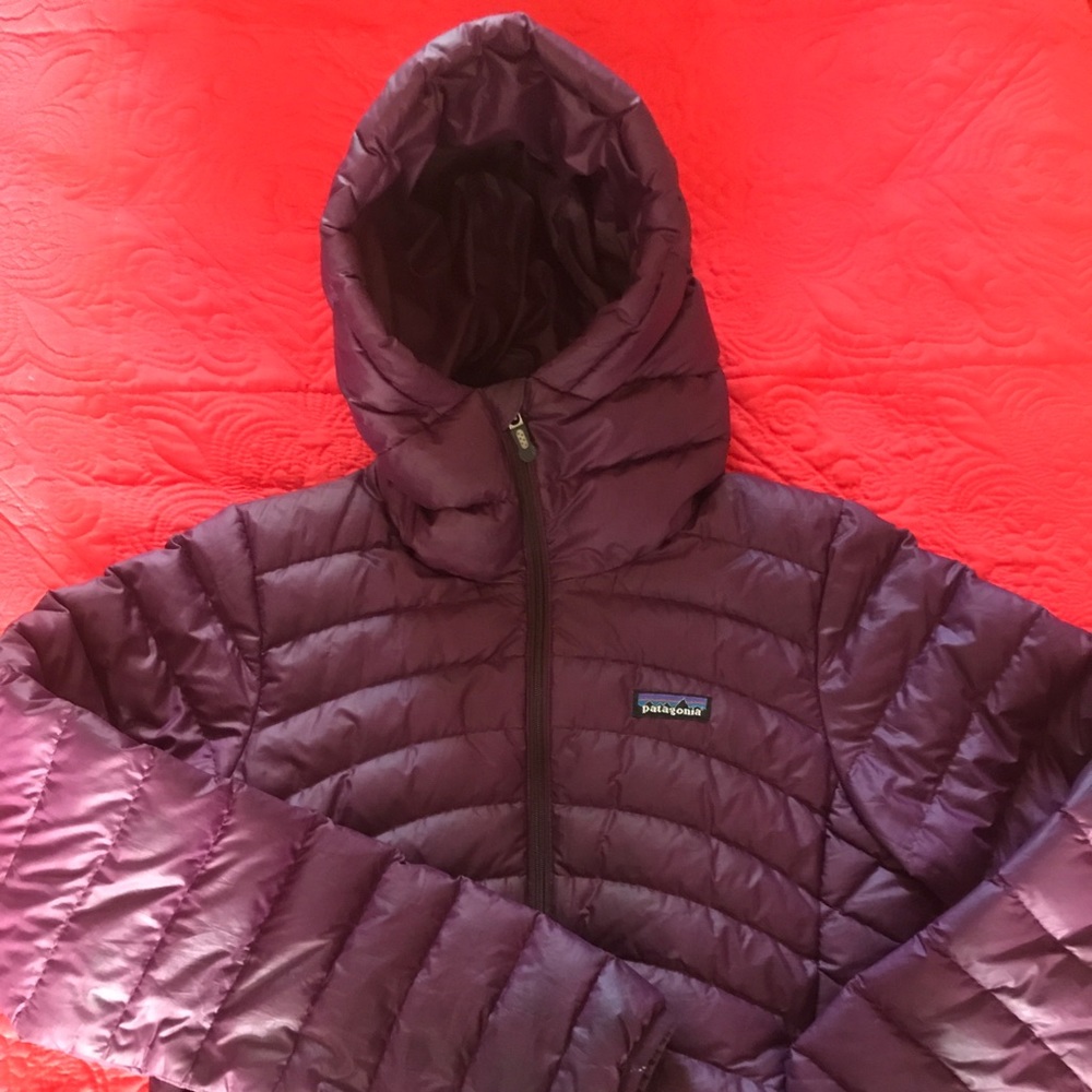 Purple Patagonia Puffy Jacket